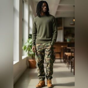 Ralph Lauren Olive Knit Sweater